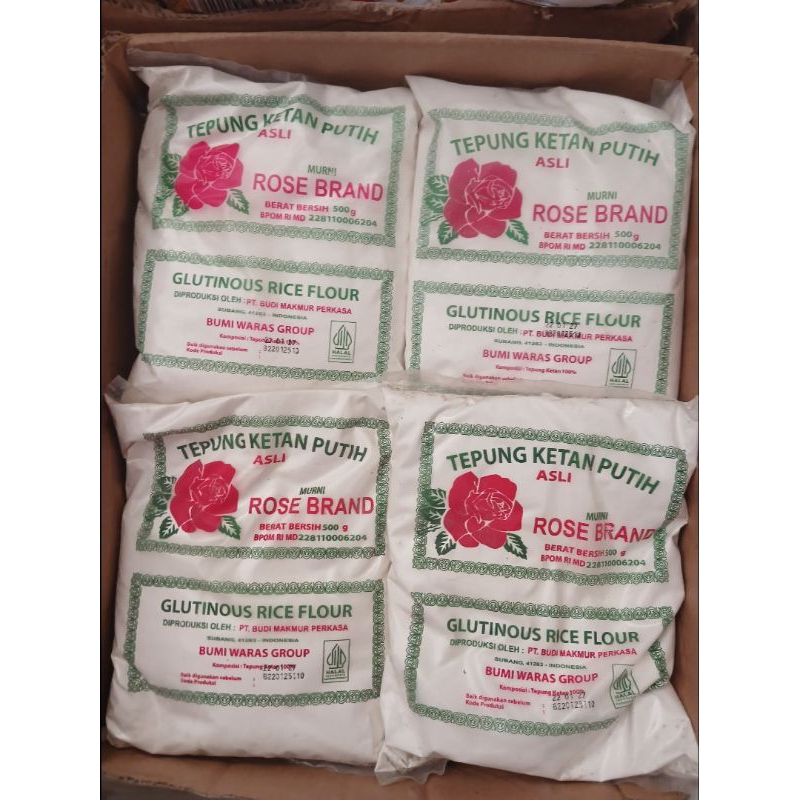 

Tepung Ketan Putih Rose Brand 500g