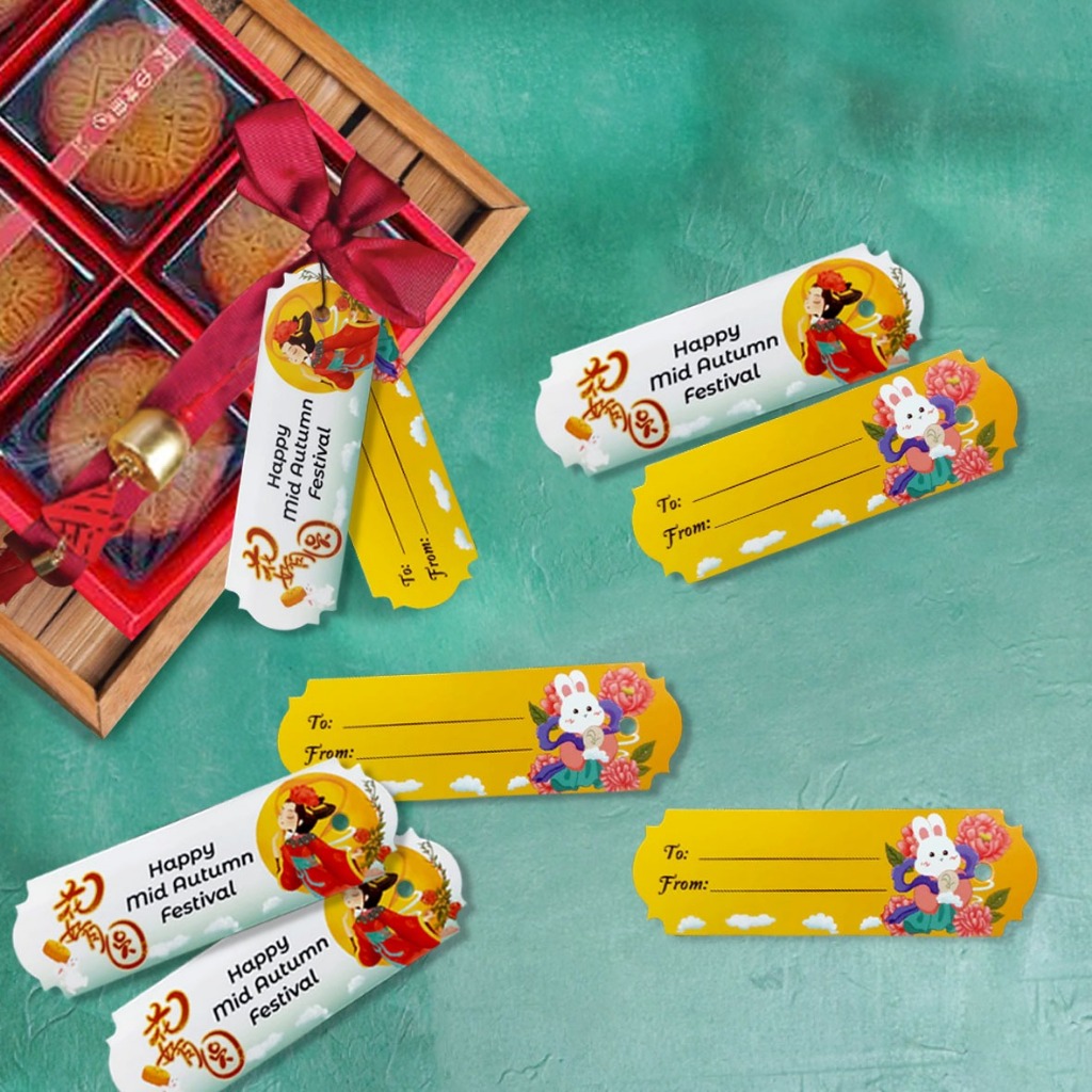 

Hangtag Label Mooncake 157| 159| Hiasan Box| Gantungan (1 Pak 100 Pcs)