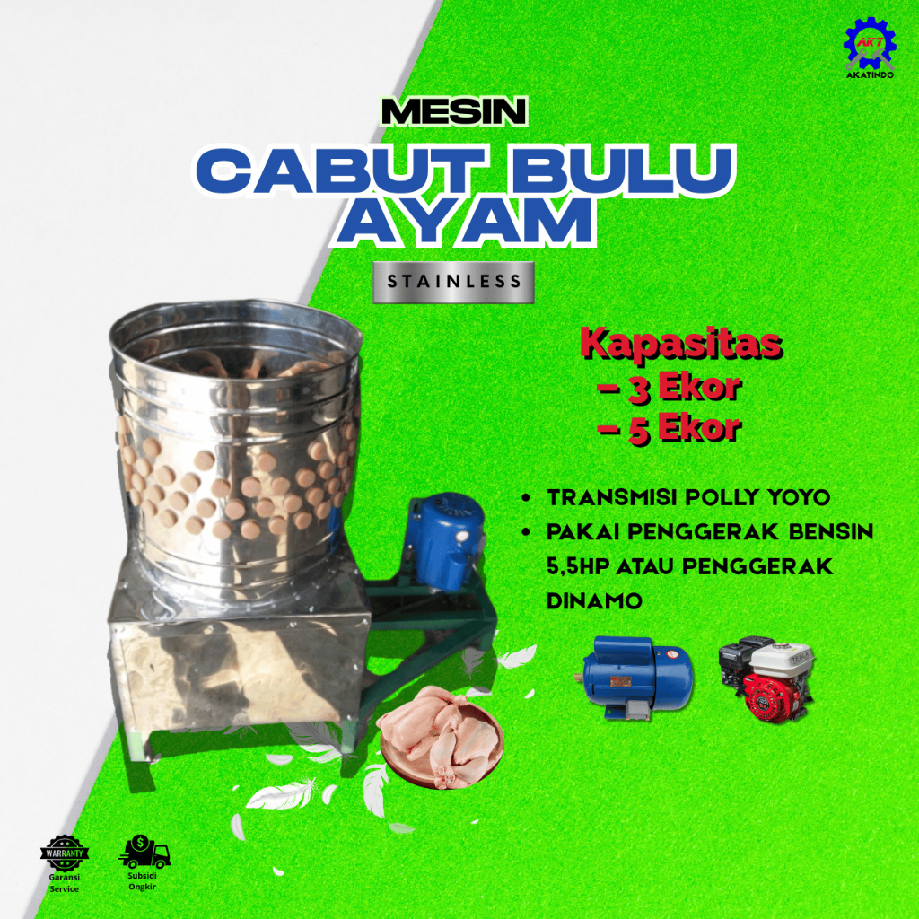 Mesin Cabut Bulu Ayam. Bubut ayam. Cabut Bulu unggas kapasitas 3 ekor Siap pakai Plus penggerak dise