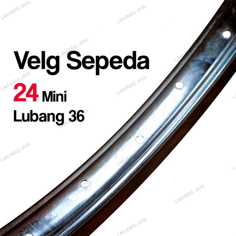 Velg Rims 24 x 1.75 Sepeda Mini Federal MTB Rim 24 Pelek Lubang 36 hole bahan Besi Tebal