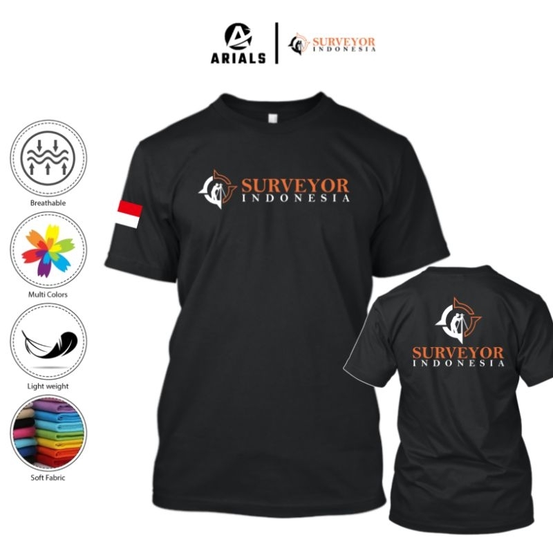Arials Kaos Baju Profesi Surveyor Indonesia