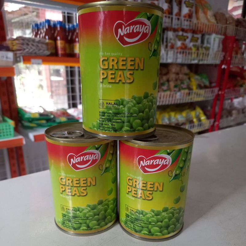 

Naraya Green Peas/Kacang Polong Kaleng 400g