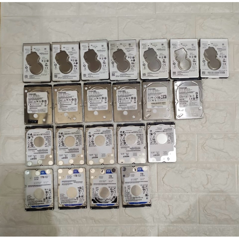 Hardisk laptop 1tb seagate WD Toshiba