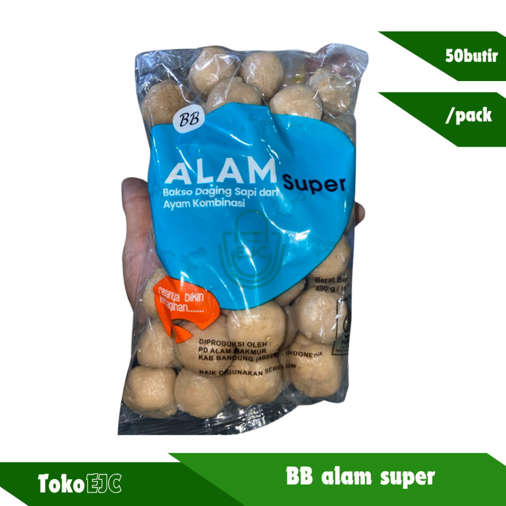 

Bakso Alam Super bakso kombinasi all varian 20-50 butir /pack