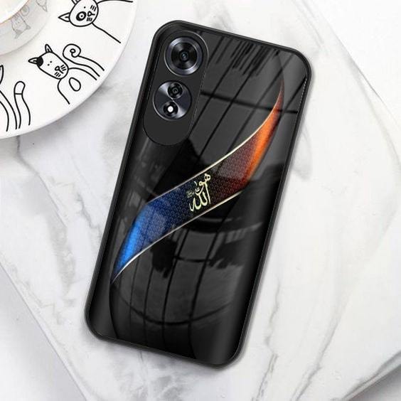(B07) Softcase Glass Kaca OPPO A60 - CASE HP TERBARU - Case Hp OPPO A60 Terbaru Anti Air TPU