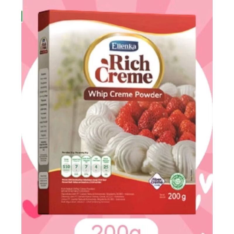 

whipping cream bubuk merk Elenka 200gr