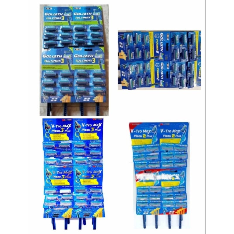 Pisau Cukur V-tro dan Goliath