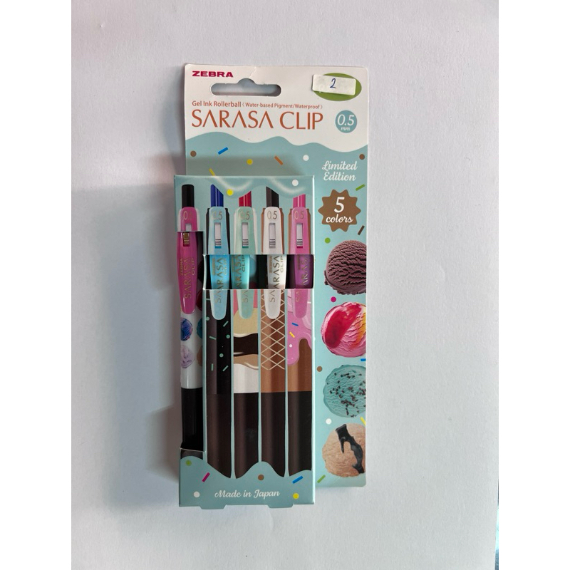

Zebra Pen Sarasa LIMITED EDITION Ice Cream (per set)