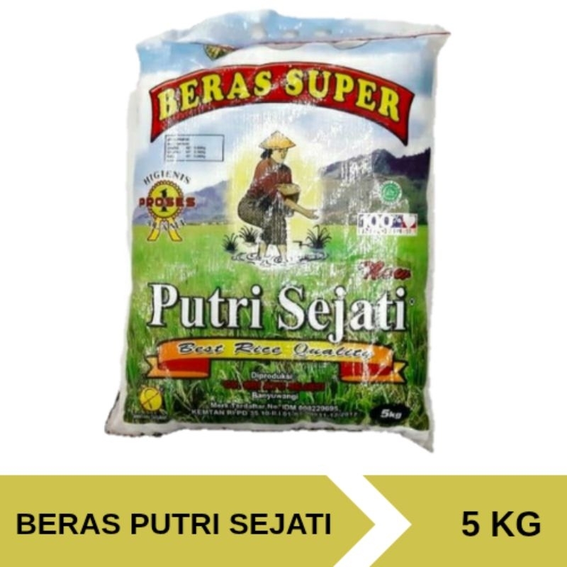 

Beras Cap Putri Sejati 5 kg