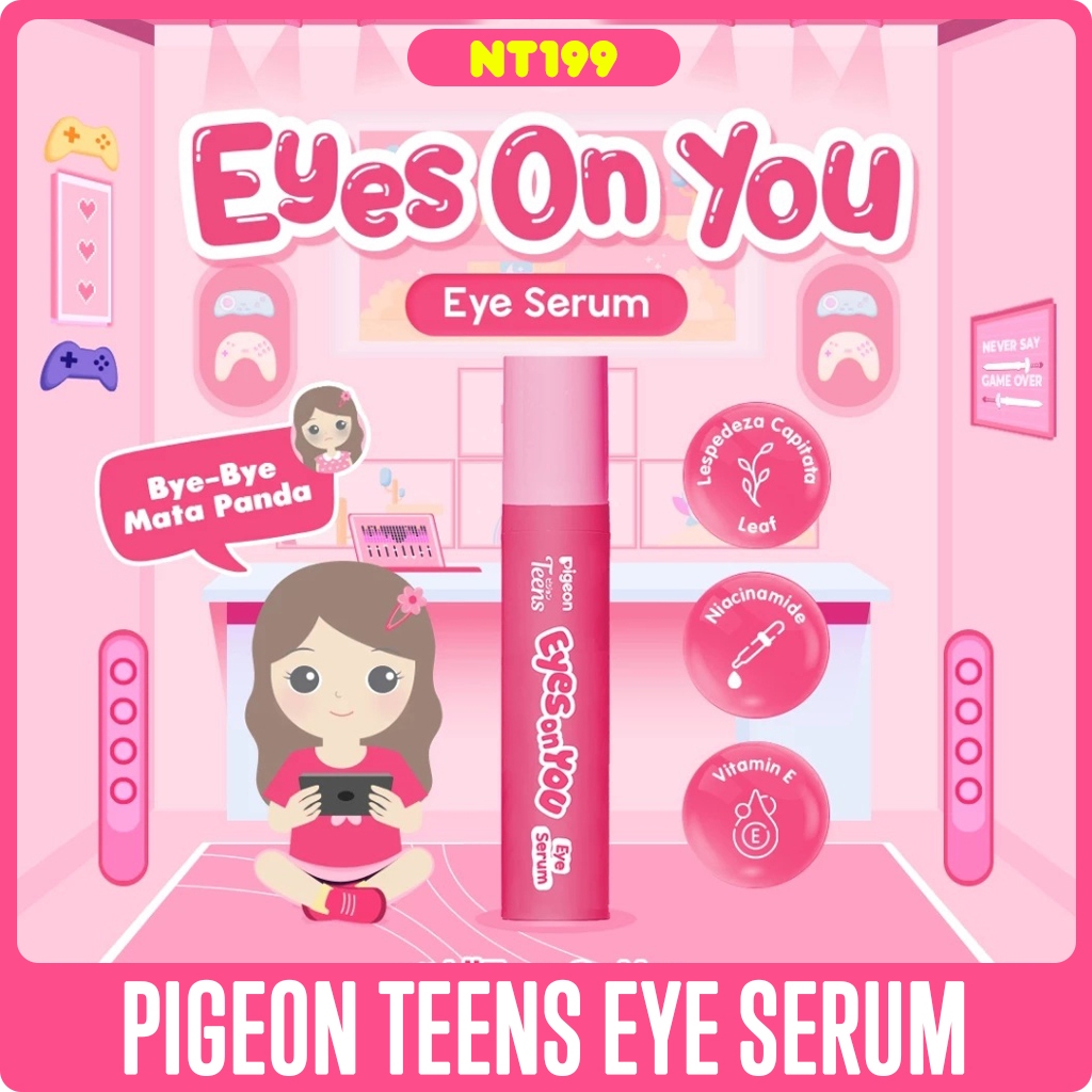 PIGEON TEENS Eyes On You Eye Serum – Bye Mata Panda & Kantung Mata | Skincare Remaja