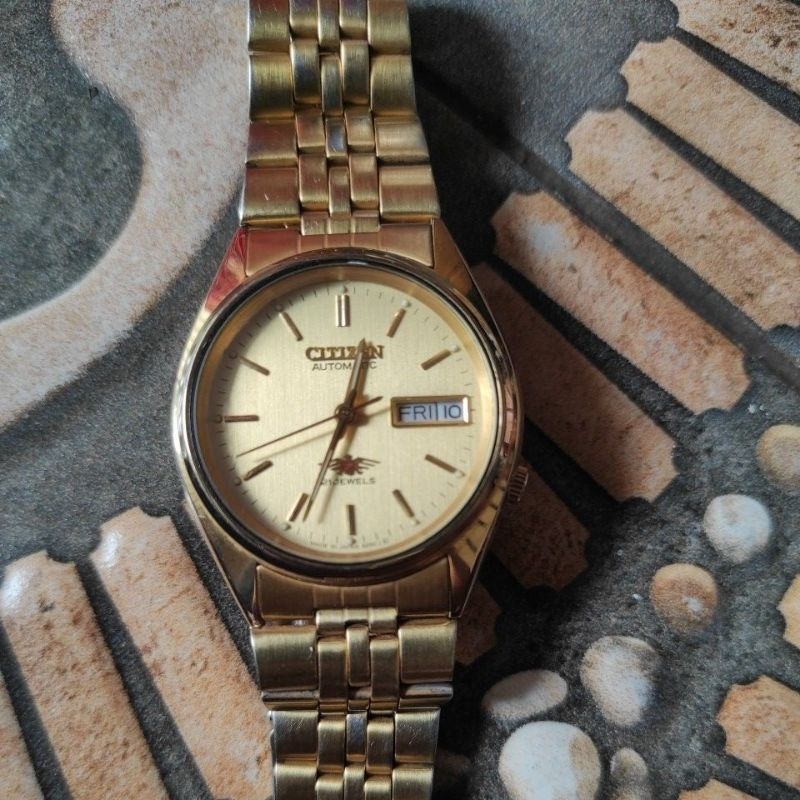 jam tangan citizen otomatis vintage 21 jewel  full original bekas