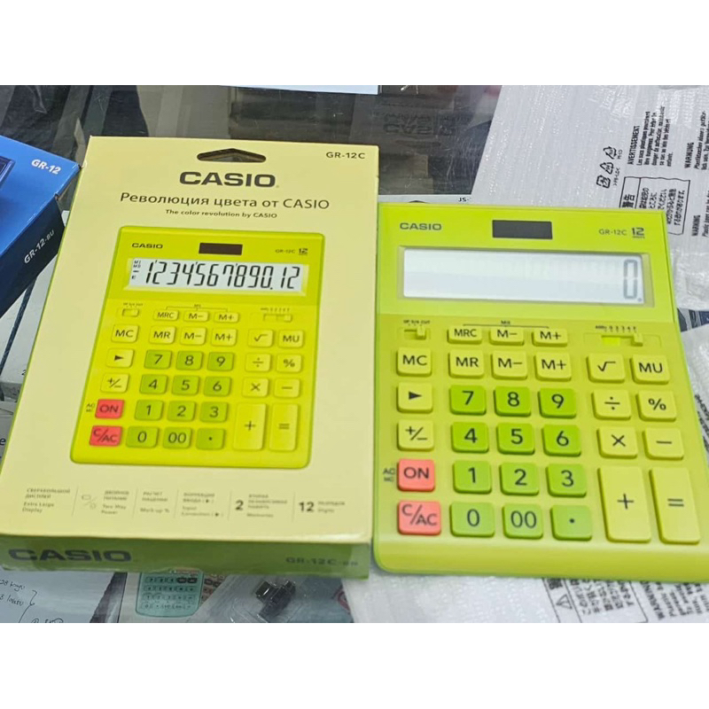 

KALKULATOR CASIO GR-12C ORIGINAL / 12 DIGIT [ NEW MODEL ]