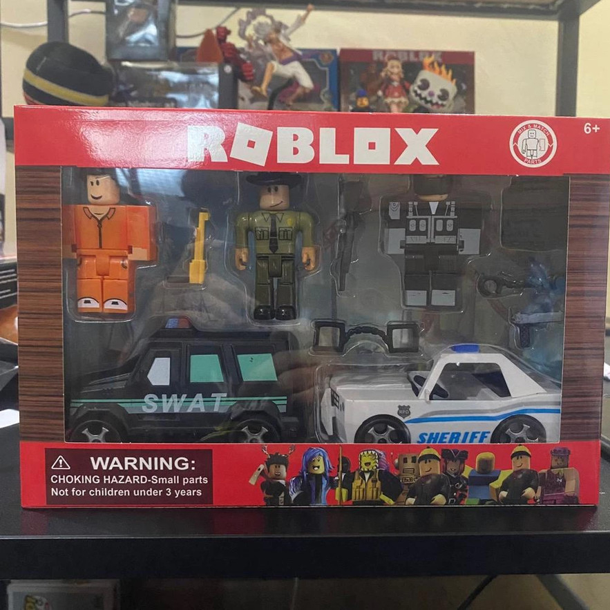 Action Figure Mainan Roblox Set 3 Mobil Box set Pajangan