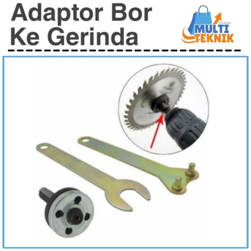 Converter Konektor Adapter Mesin Bor Jadi Gerinda Bor Ke Gerinda Poles
