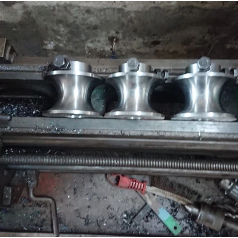 mata roll pipa stainless 2½ inch diameter pipa 63,5mm..
