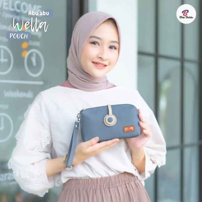 pouch Wella biru tsabita