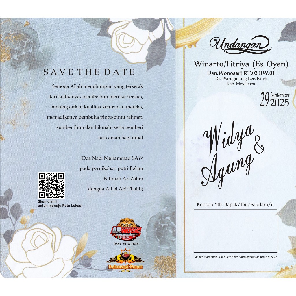 

CETAK UNDANGAN PERNIKAHAN FADHIL ROSE 2