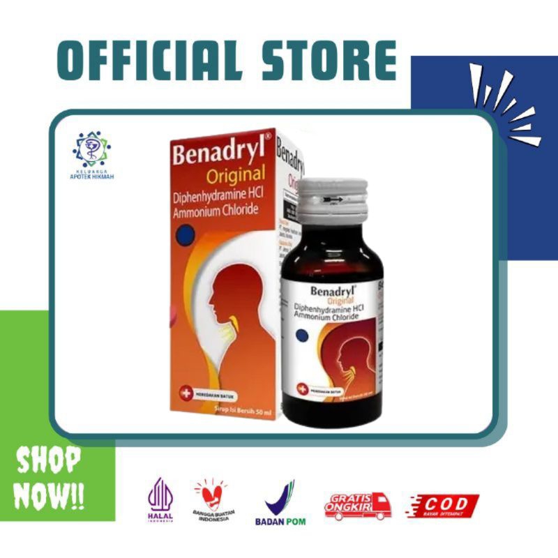 

Benadryl syrup atasi masalah kesehatan batuk