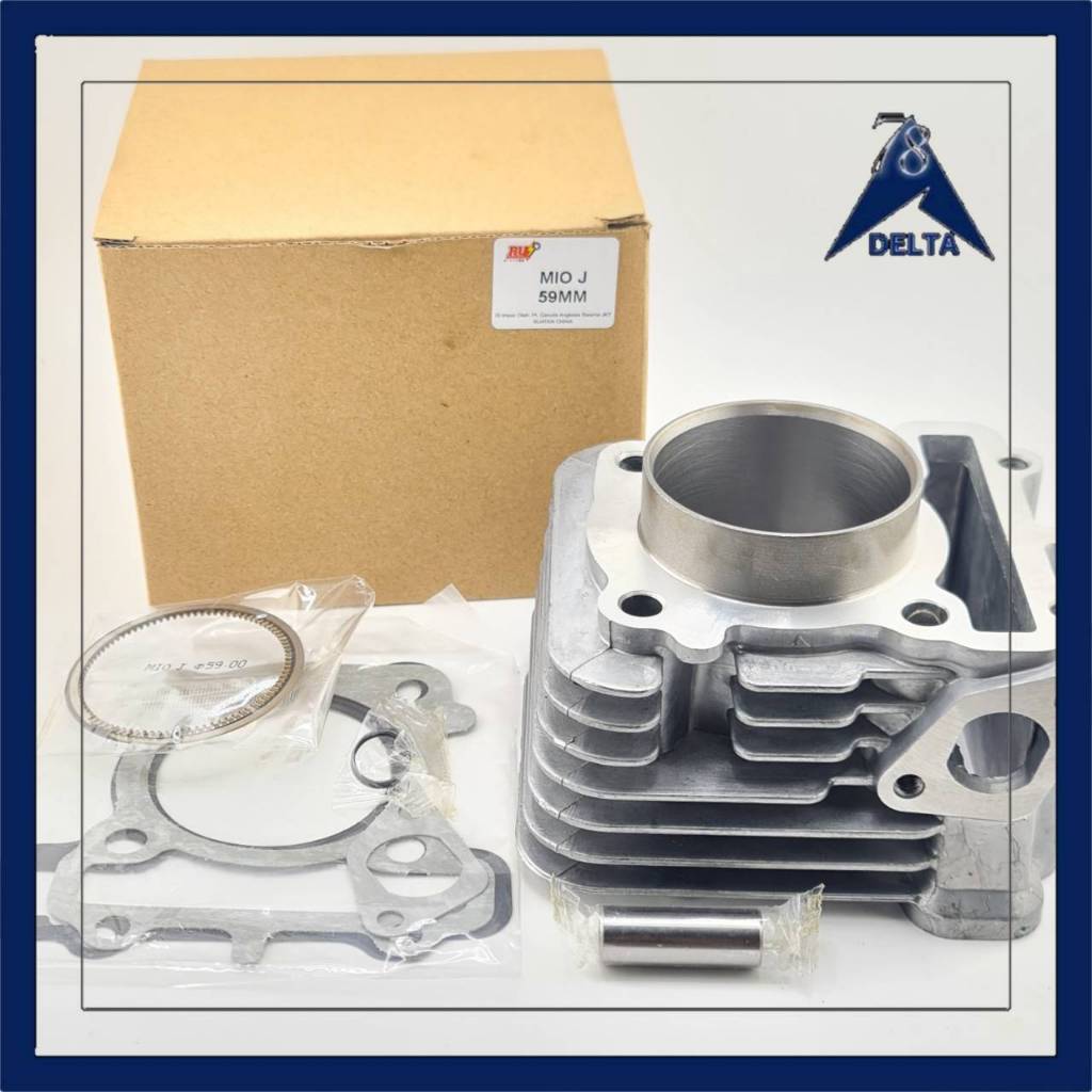 SILINDER BLOK (ASSY) MIO J (59 MM) RUI - CYLINDER SILINDER BLOK SEHER BORING BORE UP MIO J FINO FI 1