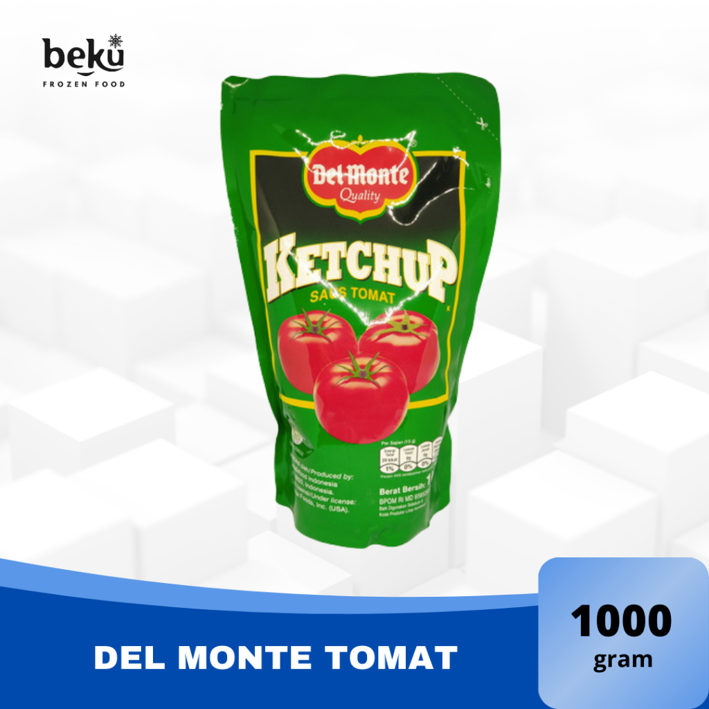 

[SOLO, JATENG] DEL MONTE TOMATO SAUCE - DEL MONTE SAUS TOMAT (200g/ 500g/ 1Kg)