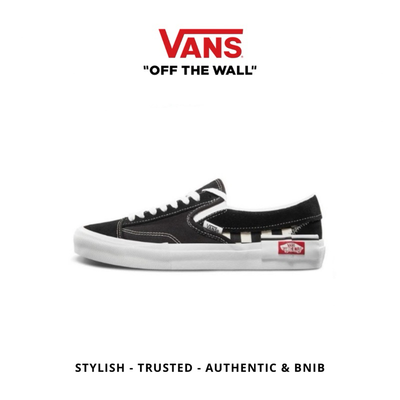 Vans Slip On Cut And Paste Black White