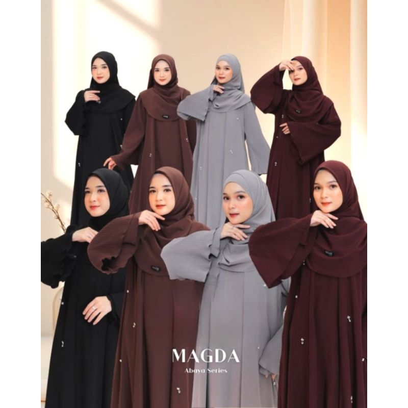 Gamis Abaya Payet Hitam Mahogany Busui Terbaru Fashion Muslimah