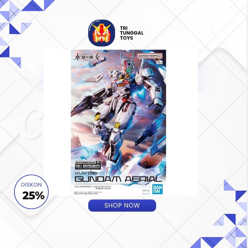 FM Full Mechanics 1/100 Gundam Aerial Gundam Bandai