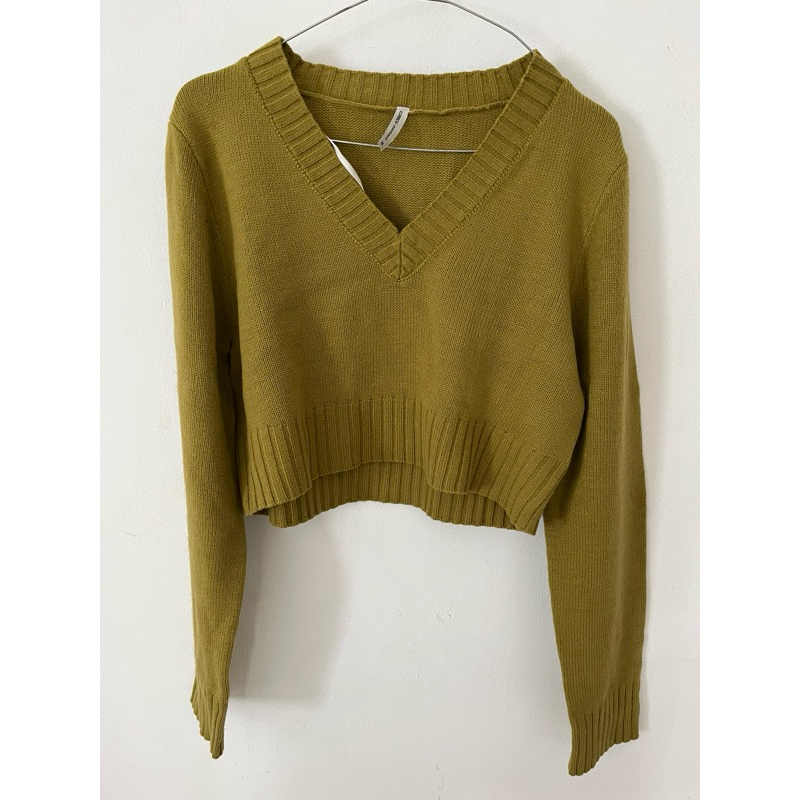 PRELOVED BAJU RAJUT WANITA preloved knit crop colorbox