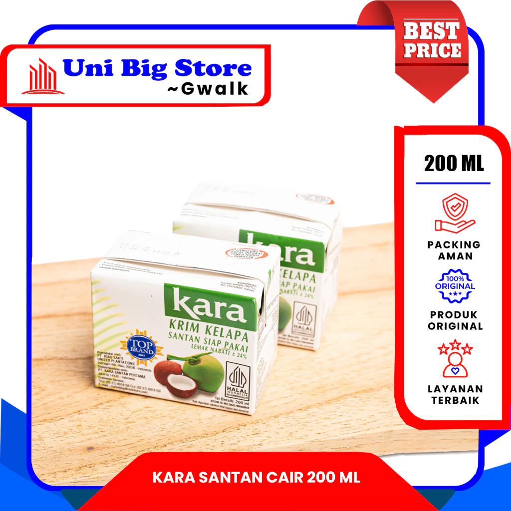 

KARA SANTAN KELAPA CAIR SIAP PAKAI - 200 ml