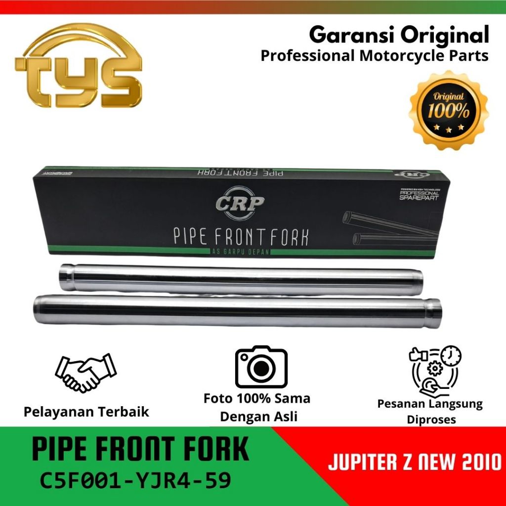 CRP untuk Yamaha Jupiter Z New 2010 - As Garpu Depan/ As Shock Depan/ Pipe Front Fork
