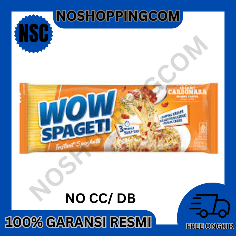

PAKET 8 Pasta WOW Spageti Creamy Carbonara