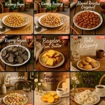 

Aneka Cemilan Manis 100-150 gr