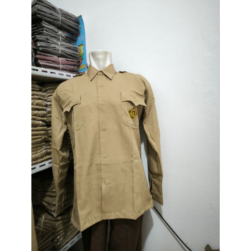Baju pramuka pembina putra lengan panjang
