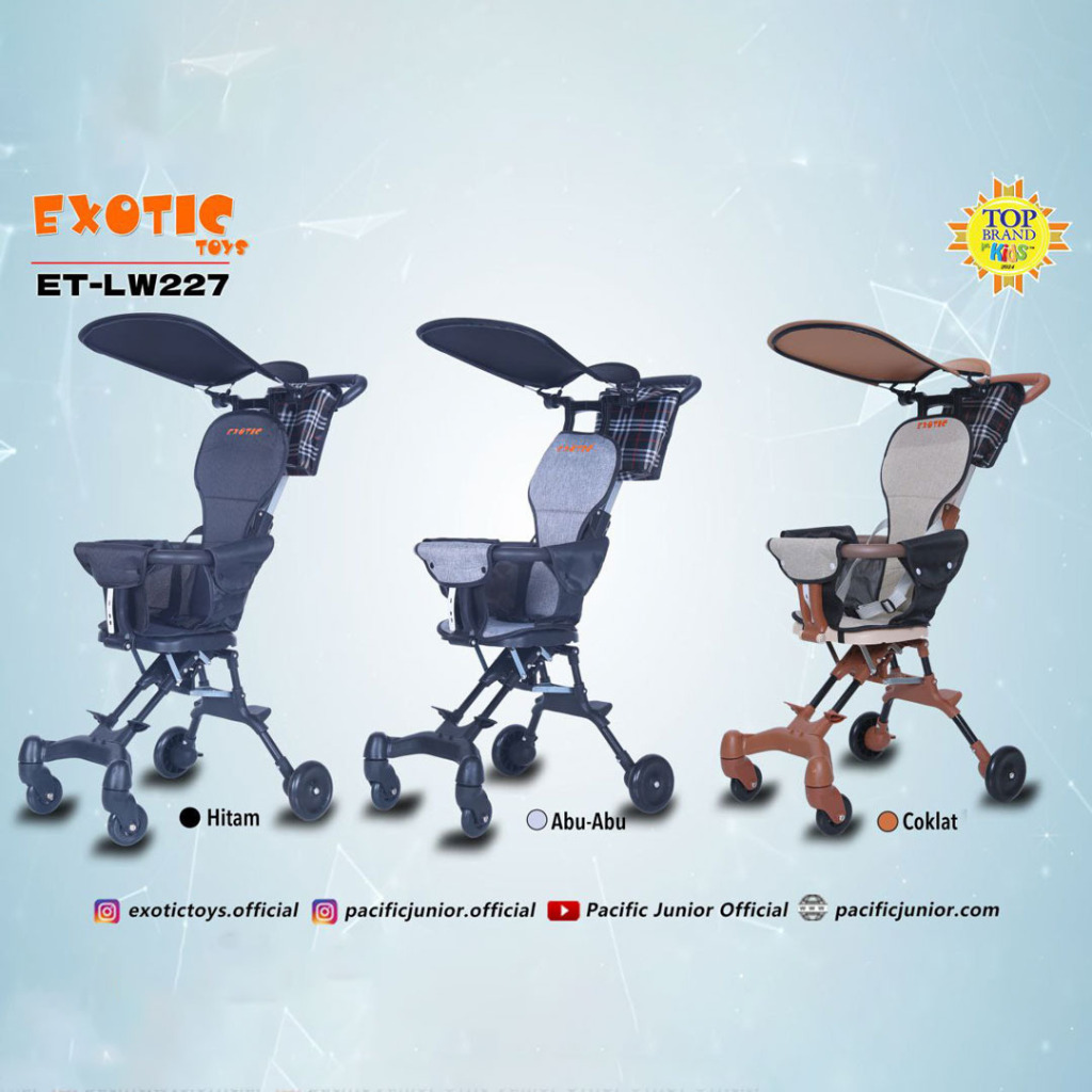 Magic Stroller Exotic ET - LW 227 Original by Pacific Roda 4 Kursi dorongan Anak
