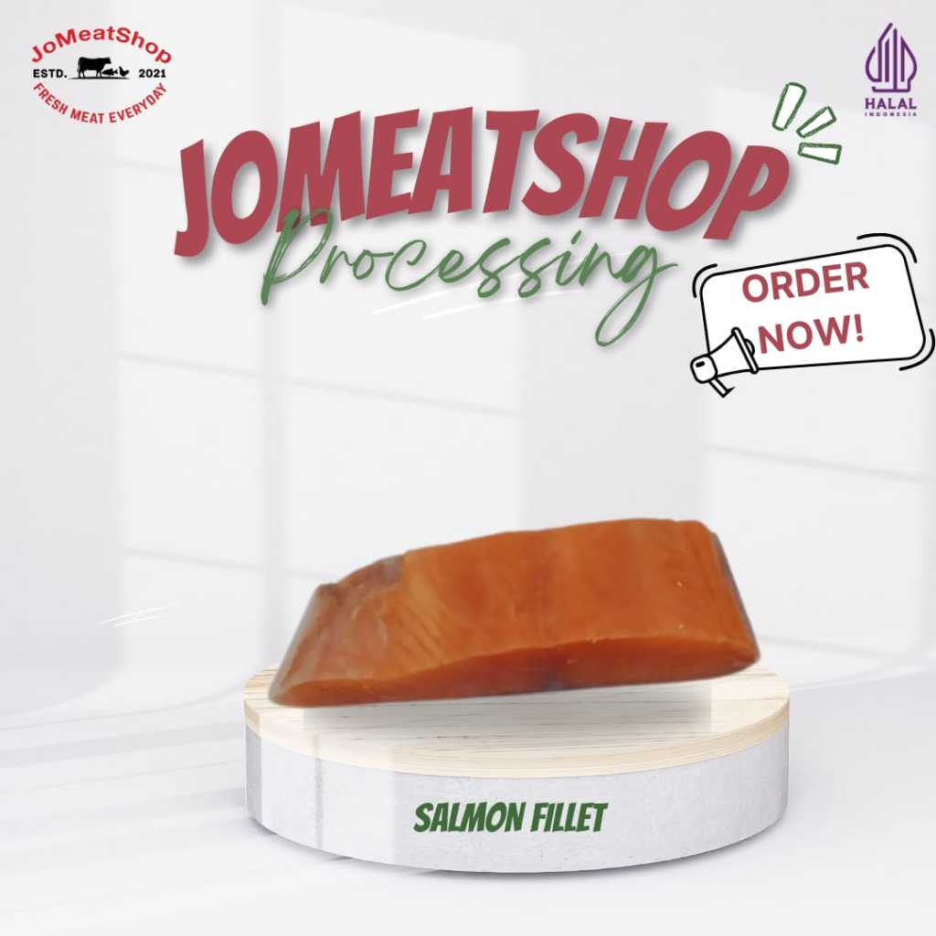 

JomeatShop I Ikan Salmon Fillet I Fresh, Halal dan Siap masak I 200gr