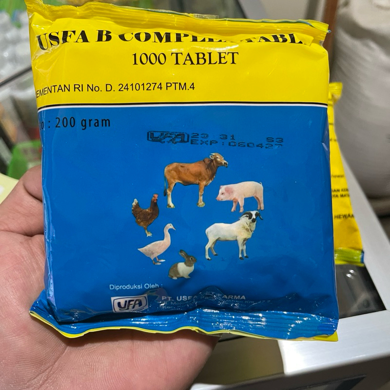 VITAMIN B COMPLEX USFA_ MENINGKATKAN PERTUMBUHAN TERNAK