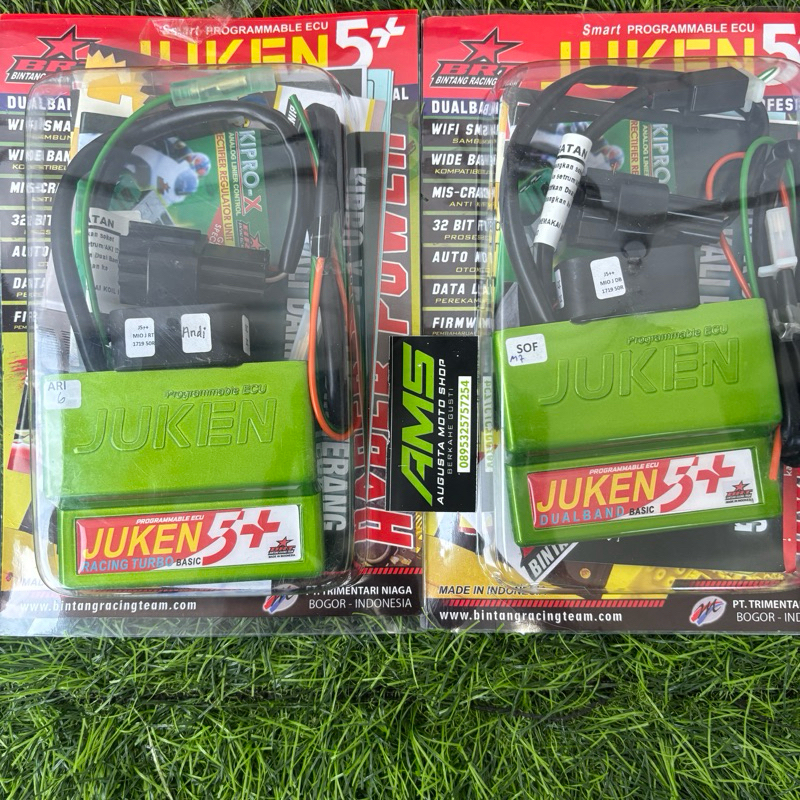 ECU JUKEN 5++ MIO J/SOUL GT/X RIDE/FINO DUALBAND RACING TURBO