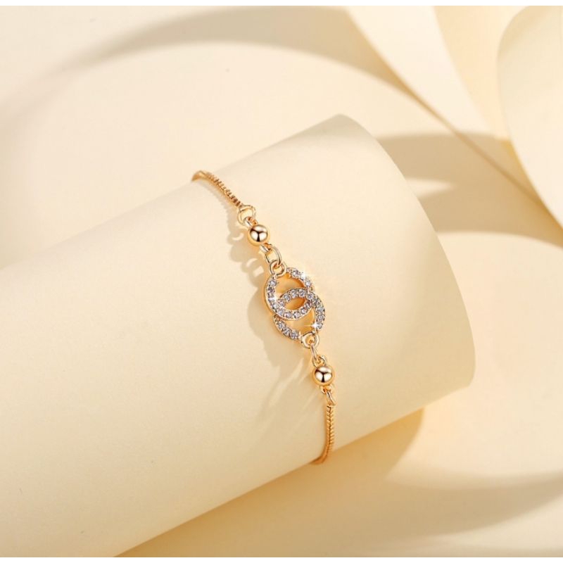 Gelang Titanium serut Anti karat/tidak luntur