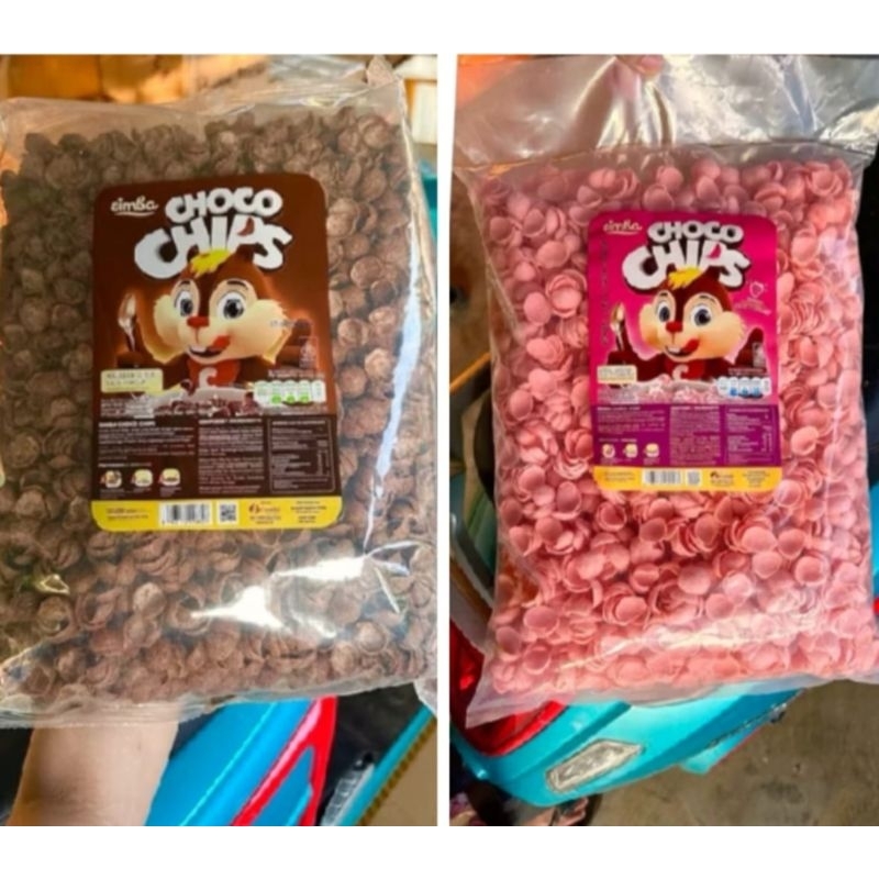 CHOCOCRUCH Simba CHOCOCHIPS Rasa Stawbery Dan Coklat  Per 1 Pcs Isi 1 Kg