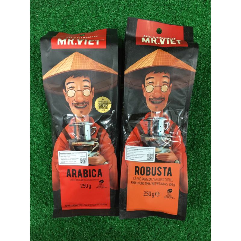 

[B1G1] Mr.Viet Arabica / Robusta Ground Coffee 250gr Import Vietnam