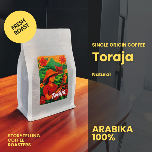 

Kopi Arabika Toraja Natural 200 Gram Single Origin Biji Kopi Fresh Roast Untuk Manual Brew