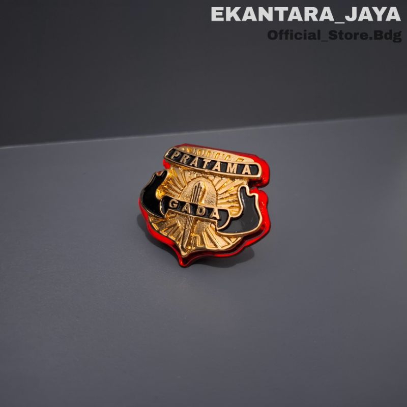 Set Lengkap Atribut Pin Security/Set Lengkap Atribut Pin Satpam/Lencana security/Kewenangan chrome