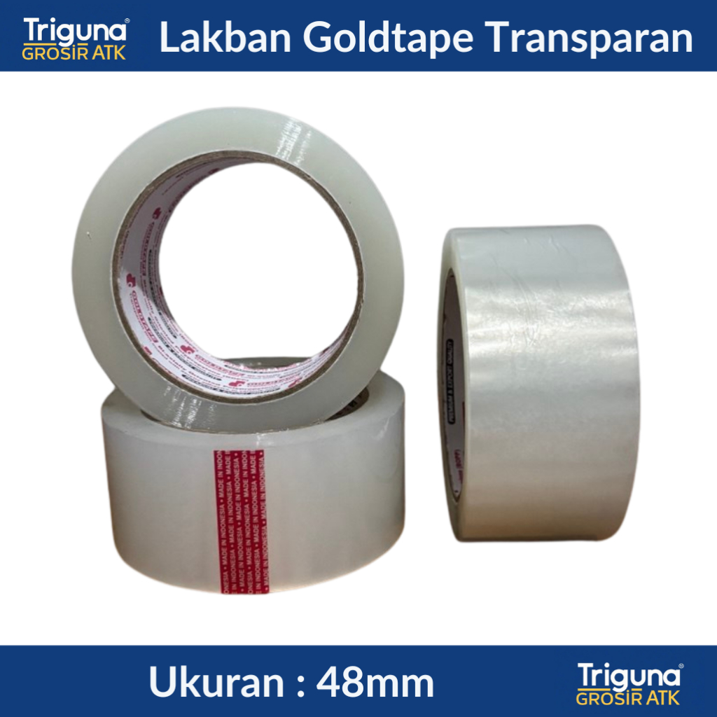 

Lakban OPP Transaparan Goldtape 48mm 90Yard