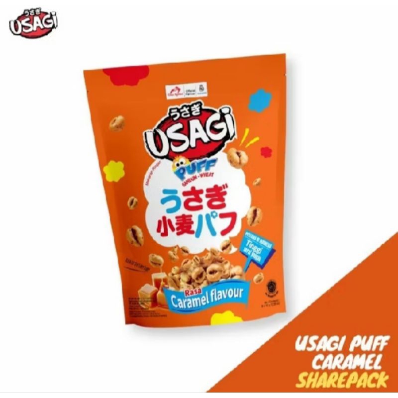 

Dua Kelinci Usagi puff karamel 80gr (8x10gr)/ 8 packs to share