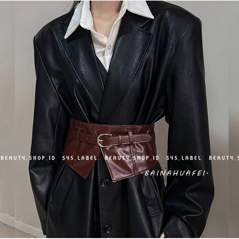 G3 SYS.LABEL - LEA OBY BELT WANITA PREMIUM - IKAT PINGGANG SABUK OBY JUMBO