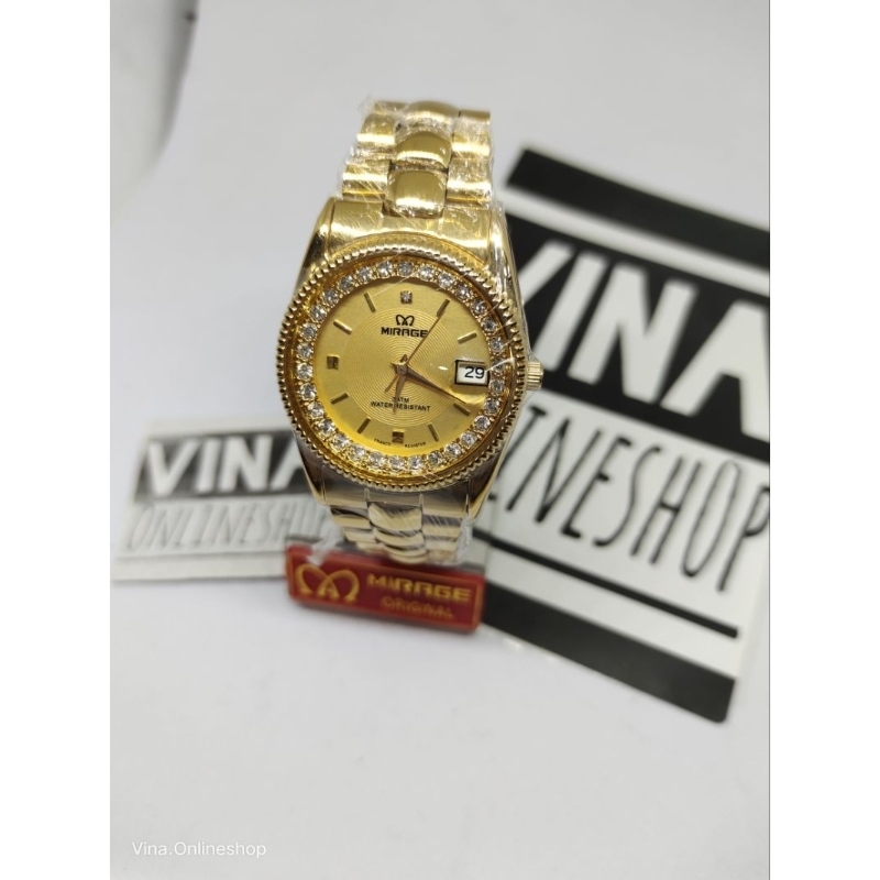 JAM MIRAGE WATCH ORIGINAL GOLD TANGGAL AKTIF