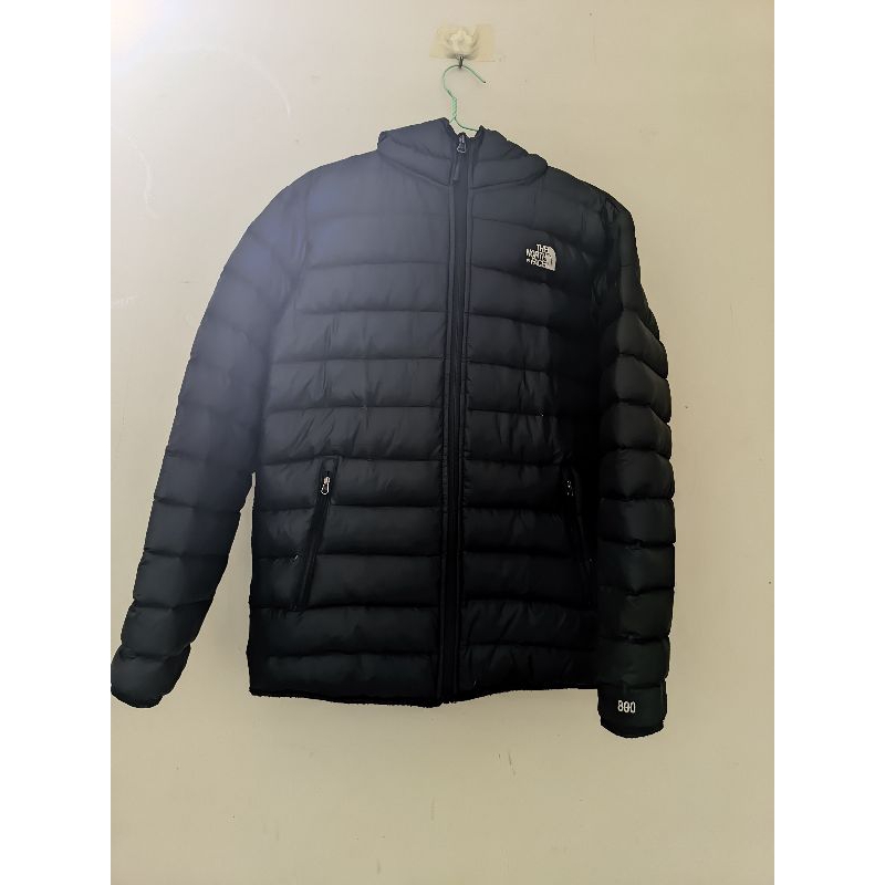 Jaket Pria TNF original hitam pekat, Fil power 800 Hangat cocok buat gunung