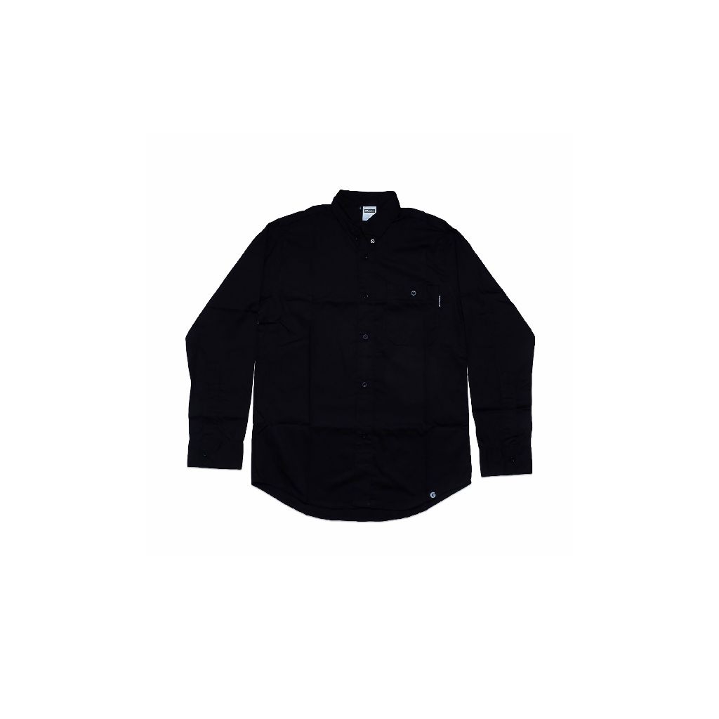 Gilapolos Kemeja Japan Ori Panjang Basic Hitam