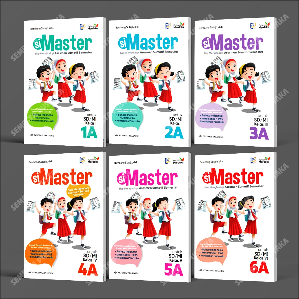 Buku Simaster SD/MI Kurikulum Merdeka Erlangga
