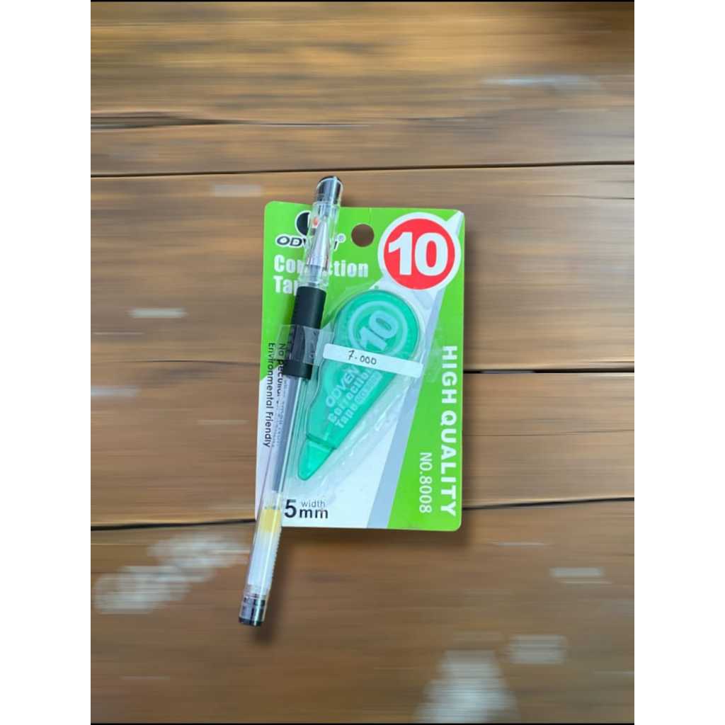 

Bundling (Correction Tape + 1 pcs pulpen gel)